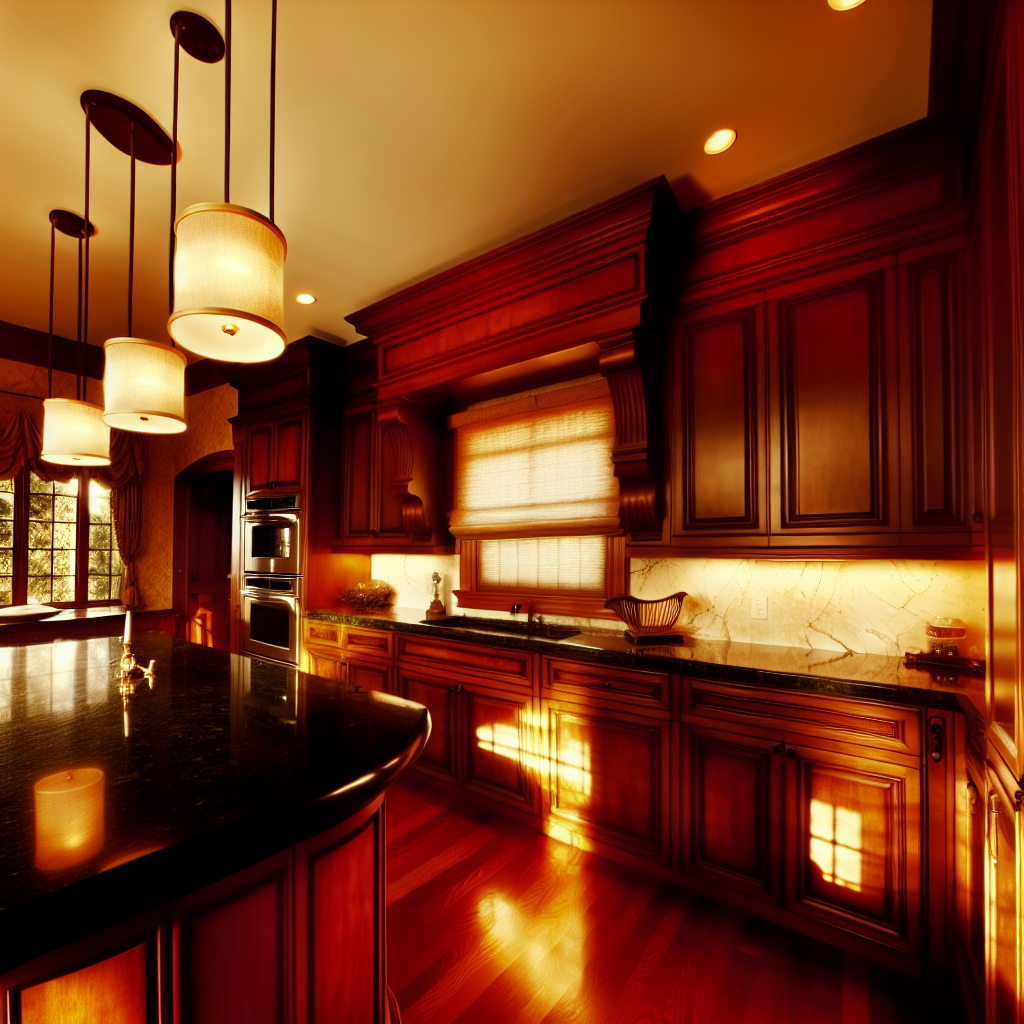 The Luxurious Appeal of Mahogany Kitchen Cabinets